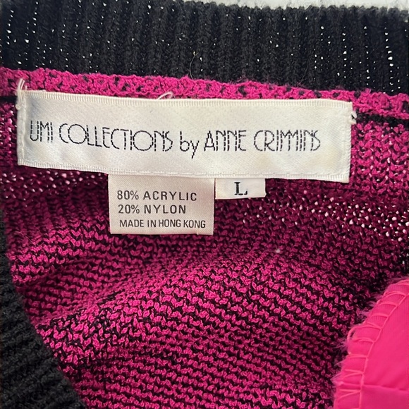 VTG United Collections by Anne Crimmins size L cardigan - Picture 5 of 5